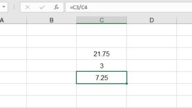 دالة الضرب والقسمة في Excel